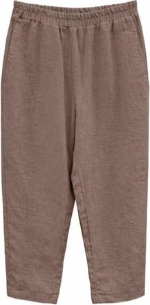 Mazine Straight Leg Linen Pants Freizeithose f&uuml;r Damen | braun
