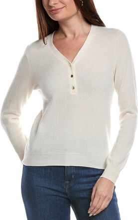 Bruno Magli Wool & Cashmere-Blend V-Neck Henley Sweater
