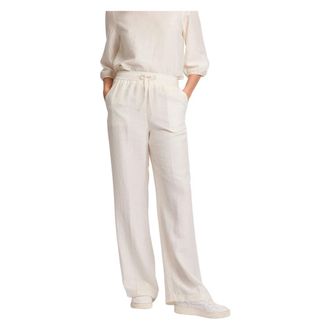 Kocca Wide Trousers, female, White, Size: XS Light Summer Casual Long Trousers