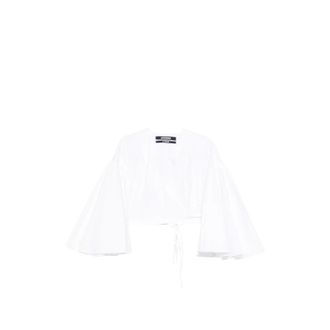 Jacquemus Le Cachs Coeur Paysan Wrap-design Cropped Top