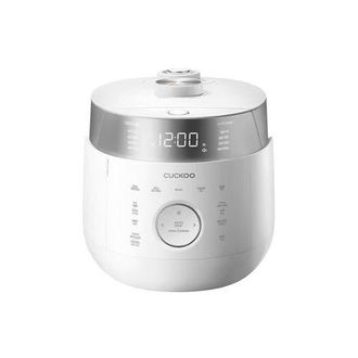 The Cuckoos Nest CRP-LHTR1009FW Heating Twin Pressure Rice Cooker in White at Nordstrom