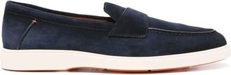 Santoni Suede Loafers