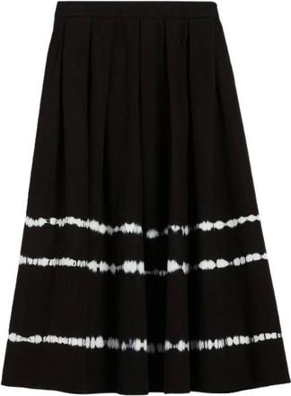 Max Mara Rokken, Dames, Zwart, L, Fornovo Midi Rok