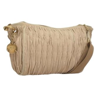 Bally Pre-owned borse di pelle a tracolla - - Pre-owned - Donna - Beige - ONE SIZE
