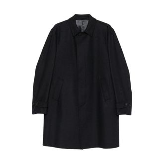Lardini Single-breasted visgraatjas - Heren - Mantels - Blauw - Maat: L