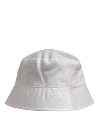 Dolce & Gabbana HAT10029 Nylon Wide Brim Bucket Hat - White
