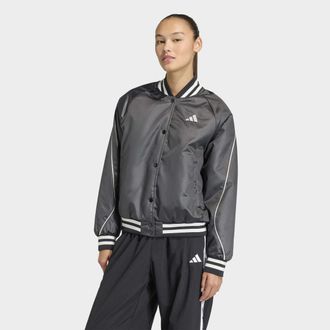 adidas Bomberjacke ADIDAS SPORTSWEAR STADIUM INSULATED, Damen, Gr. XXL, schwarz, Obermaterial: 100% Polyester, Rundhals, Jacken Bomberjacke
