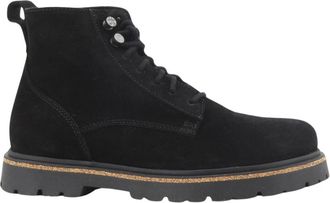 Birkenstock Highwood Lace Mid - Heren - Veterlaarzen - Zwart - 38 EU - Leer - Schoenen