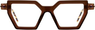 Kuboraum P26 Optisch Montuur - unisex - Accessoires - Bruin - Maat: 50 MM