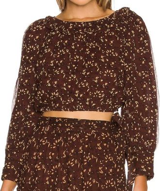 Cleobella Yasmin Blouse In Brown