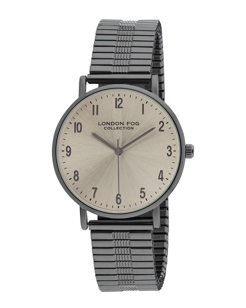 Elevon Watches Crosswind Canvas-Overlaid Leather-Band Watch  display picture 3