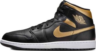 Nike Jordan Air Jordan 1 Mid Black Metallic Gold DQ8426-071
