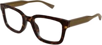 Gucci Glasses, male, Brown, Size: 52 MM Eyeglasses