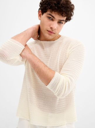 Le 31 Mens Crocheted sweater Imported from Seoul