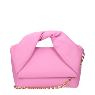 J.W.Anderson Jw Anderson Handtaschen Twister Damens Rosa Leder