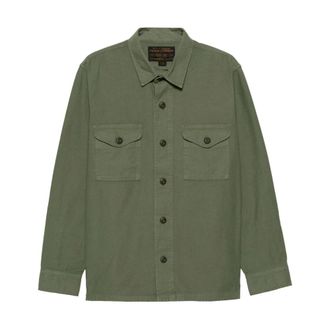 Filson Groene Field Jac-Shirt Katoenen Jas - Heren - Zomerjassen - Groen - S - Katoen - Jassen