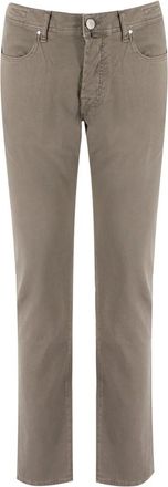 Jacob Cohen Slim-fit Jeans, male, Gray, Size: W38 Slim-fit Five-pocket Trousers