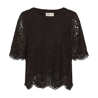 Cream Dames, Blouses & Shirts, Zwart, Maat: L