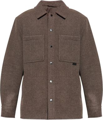 Canada Goose Giacca con tasca applicata e chiusura a bottoni - Marrone