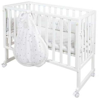 Roba Lettino co-sleeping Roba Safe Asleep 3-in-1 Sternenzauber bianco 90x45 cm