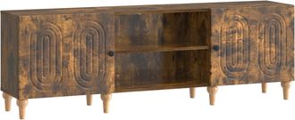 vidaXL Mueble De Tv 150 X 31 X 50 Cm Roble Ahumado Vidaxl