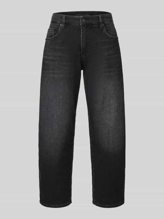 M.A.C Loose Fit Barrel Jeans aus Baumwoll-Mix mit Modal-Anteil Modell DANNI in Black, Gr&ouml;&szlig;e 32