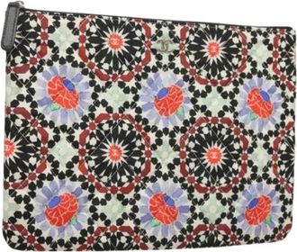 Chanel Pre-owned Clutches, female, Multicolor, Size: ONE SIZE Pre-owned Nylon Clutch