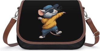 Generic Dance Rat Fashion Womens Crossbody Bags Novelty Handbag Shoulder Bag Purse