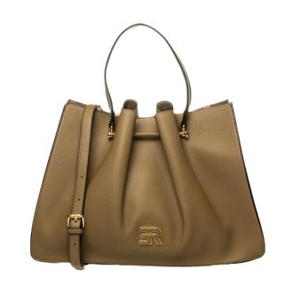 Ermanno Scervino Tassen, Dames, Beige, ONE Size, Leer, Anora Schoudertas