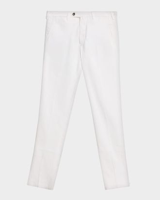 Sartorio Men & apos;s Wool Flat-Front Trousers