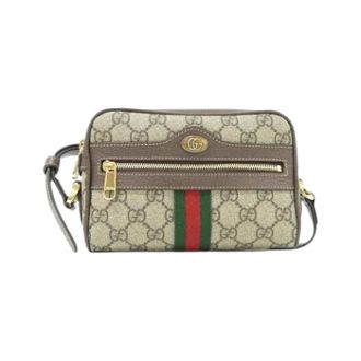 Gucci Pre-owned Cross Body Bags, female, Beige, Size: ONE SIZE Pre-owned Ophidia Shoulder bag