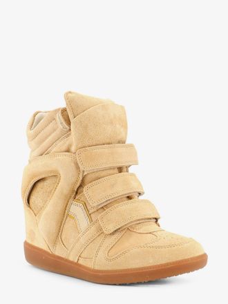 Isabel Marant Womens Sneakers Bekett Suede-Leather Beige Trainers