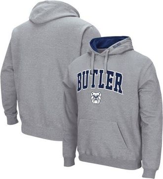 Colosseum Mens Colosseum Heathered Gray Butler Bulldogs Arch & Logo 3.0 Pullover Hoodie in Heather Gray at Nordstrom, Size Xxx-Large