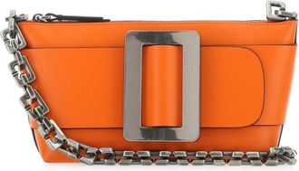 Boyy Orange Buckle Pouchette Shoulder Bag