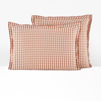 La Redoute Interieurs Kussensloop seersucker katoen, Cottage caramel