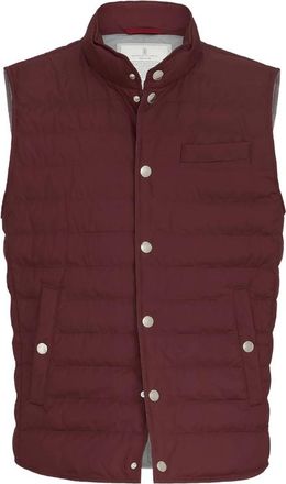 Brunello Cucinelli Lightweight Techno Fabric Down Vest