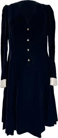 Philosophy di Lorenzo Serafini Philosophy di Lorenzo Serafini V-Neck Midi Dress in Black Acetate
