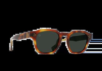 Raen Optics Mens Rune Sunglasses In Split Finish Moab / Green Polarized