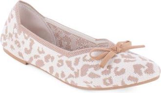 Elie Tahari Tortuga Ballet Flat in Beige Cheetah at Nordstrom, Size 6.5