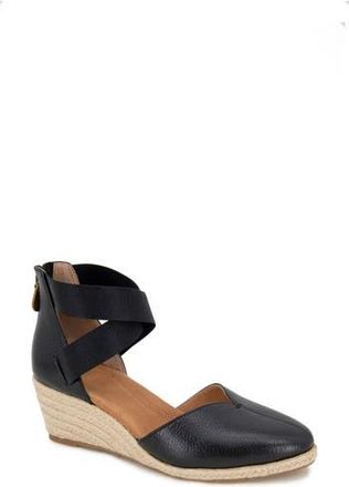 Gentle Souls Orya Espadrille Wedge Sandal in Black at Nordstrom Rack, Size 6.5