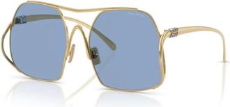 Miu Miu Sunglasses, female, Yellow, 57 MM, Puyi A55S Sunglasses