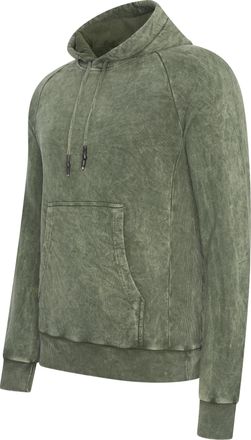 Rusty Neal Gewassen hoodie met een used look