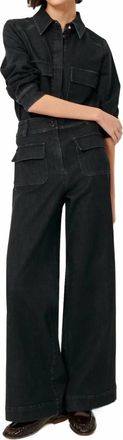 Sessun Manhattan Pants In Denim Black