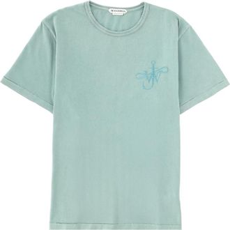 J.W.Anderson Blue Logo Crew Neck T-Shirt