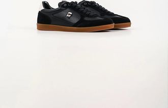 Karl Lagerfeld Womens Karl Lagerfeld Kandidate NFT Leather Womens Black Trainers - Size: 8