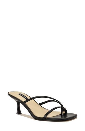 Nine West Anirey Slide Sandal in Black at Nordstrom, Size 7.5