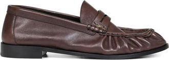 Saint Laurent Brown Leather Loafers