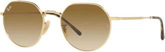 Ray-Ban Jack Zonnebril - unisex - Accessoires - Geel - Maat: 55 MM