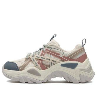 Fila (WMNS) FILA Sofia 1S Fishbone Modern Low-Top Shoes White Pink Blue F12W341105FBZ