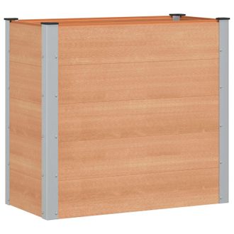 vidaXL Arriate Elevado Marr&oacute;n 100 X 50 X 91 Cm Vidaxl